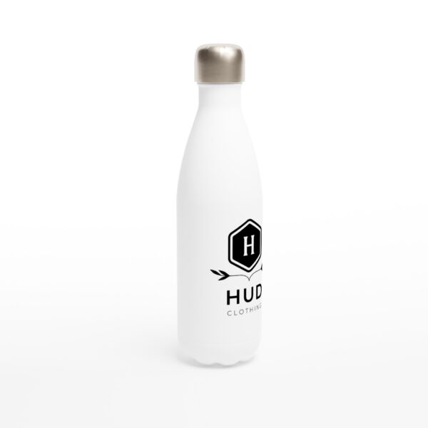 White 17oz Stainless Steel Water Bottle