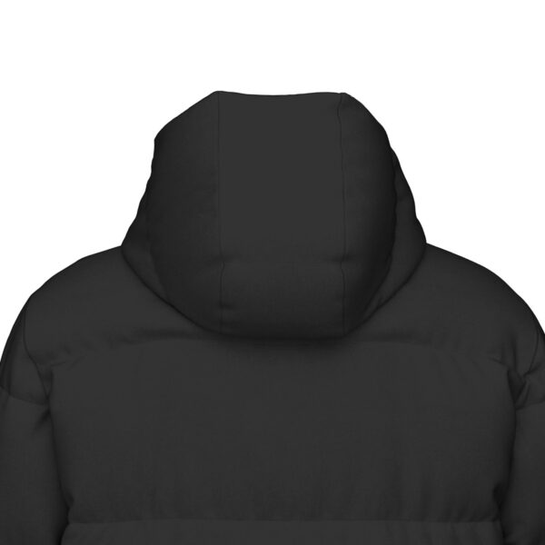 Unisex Long Down Jacket (Black) - Image 7