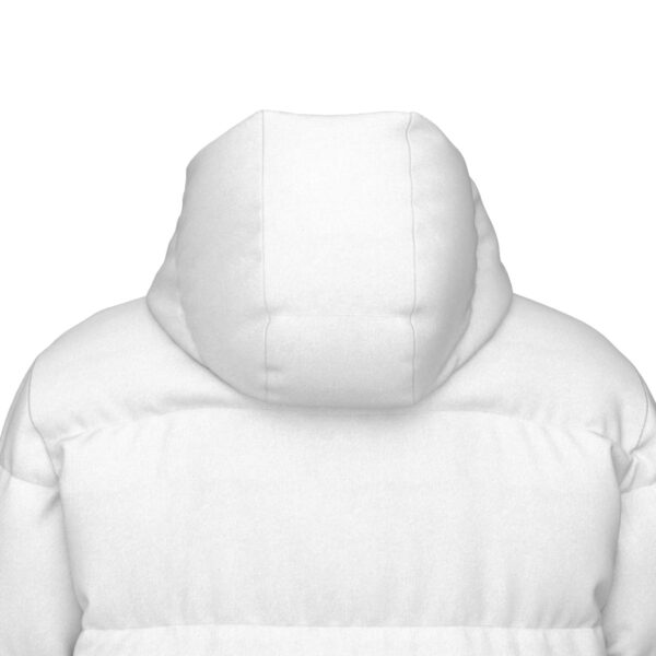 Unisex Long Down Jacket (White) - Image 7